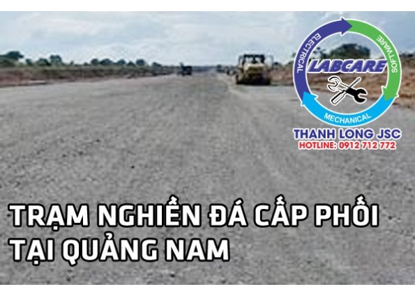 Trạm nghiền đá cấp phối tại Quảng Nam