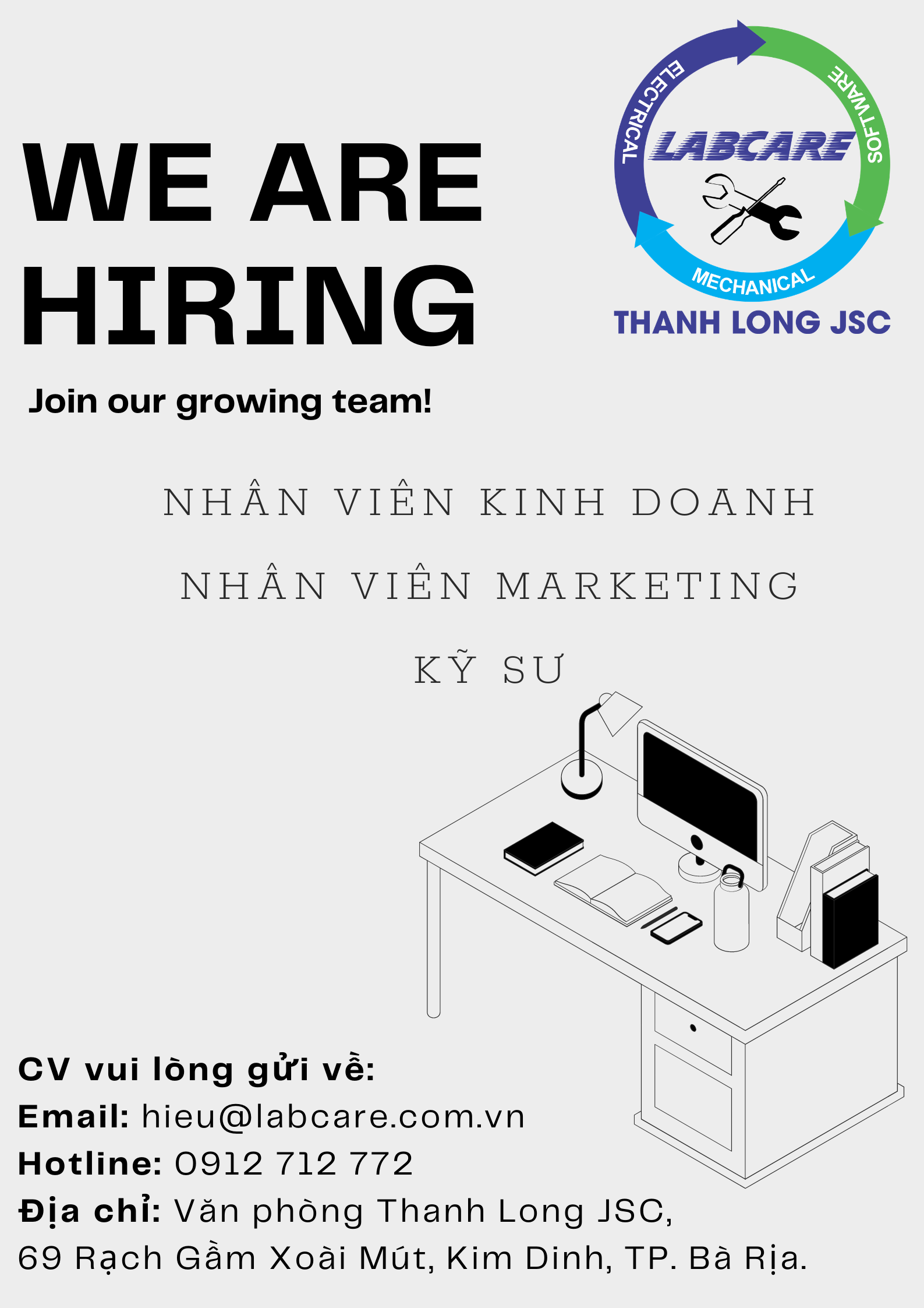 THANH LONG TUYỂN DỤNG NHÂN VIÊN