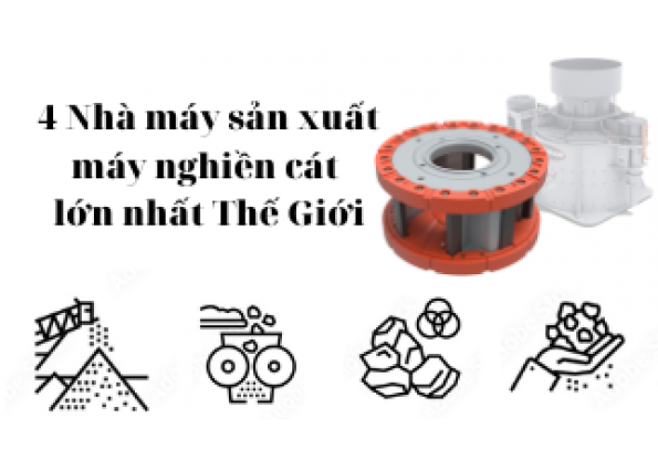 4 Nhà sản xuất máy nghiền cát hàng đầu Thế Giới