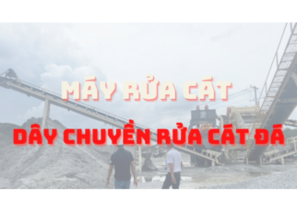 Máy rửa cát đá và dây chuyền rửa cát đá