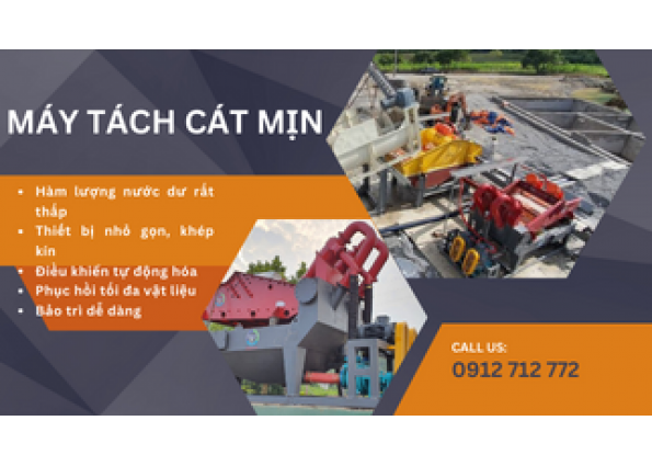 TỐI ƯU HÓA QUY TRÌNH SẢN XUẤT CÁT NHÂN TẠO THÔNG QUA MÁY TÁCH CÁT MỊN