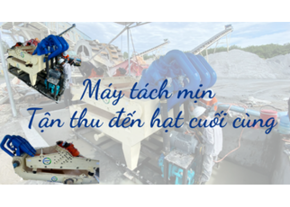 Máy tách cát mịn – thu hồi cát mịn từ nước rửa cát