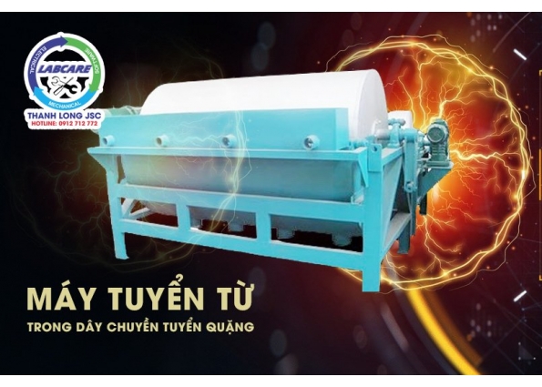 Máy tuyển từ trong dây truyền tuyển quặng