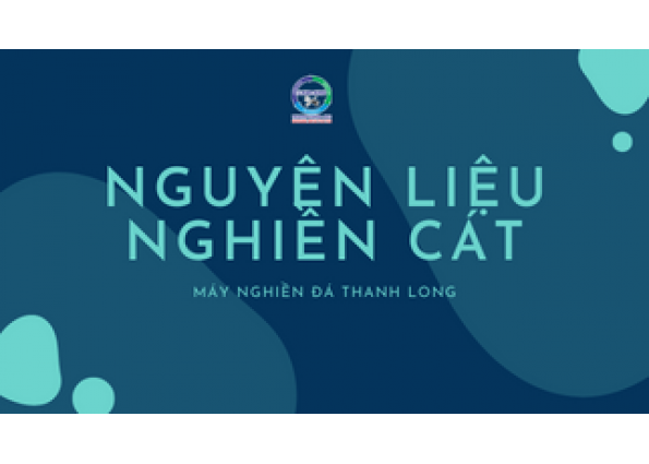 Các nguyên liệu nghiền cát nhân tạo 
