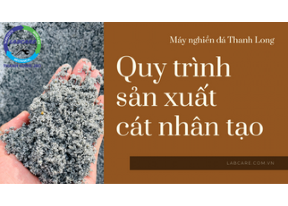 Quy trình sản xuất cát nhân tạo từ MÁY NGHIỀN ĐÁ THANH LONG